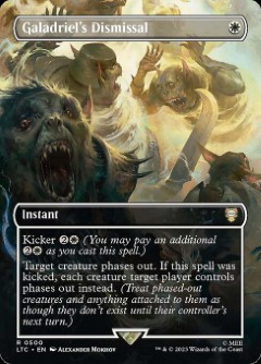 Galadriel's Dismissal The Lord of the Rings- Tales of Middle-earth Commander decks Topper
